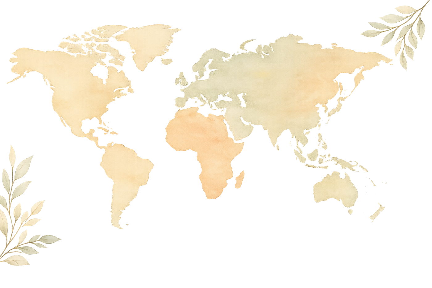 Carte du monde des stages et séminaires — Fuerteventura, France, Europe, Afrique, Indonésie
